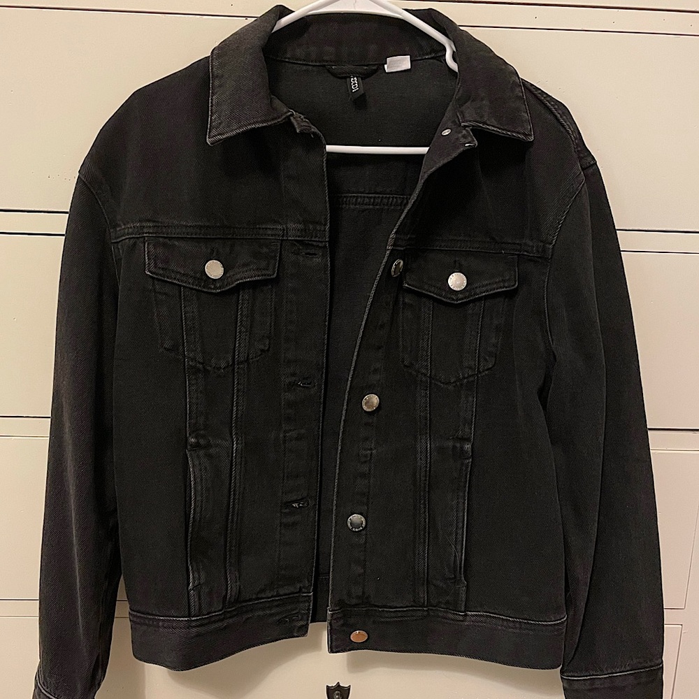Black Jean Jacket (NWOT)